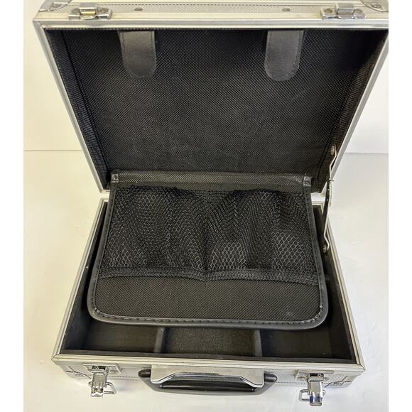 Intec Silver Metal Gameboy Advance SP Travel Storage Carrying Case * Puncture*0 - Picture 6 of 7